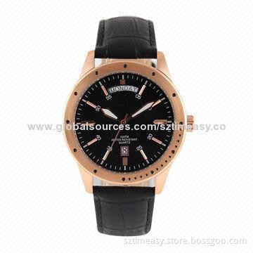 High-end Metal Watch Made in Shenzhen Manufacturer, Miyota Movement